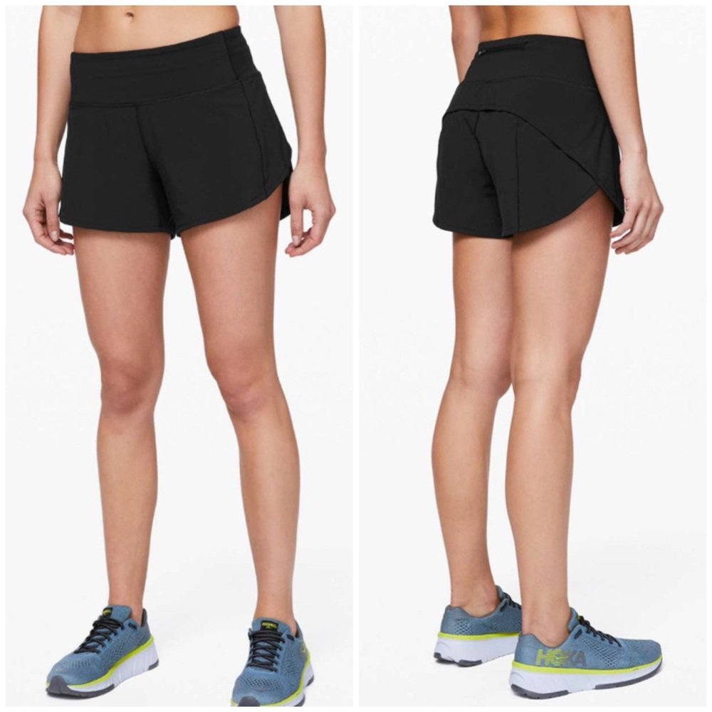 Lululemon Speed Up Shorts Updated Fit  in Black [Q25]